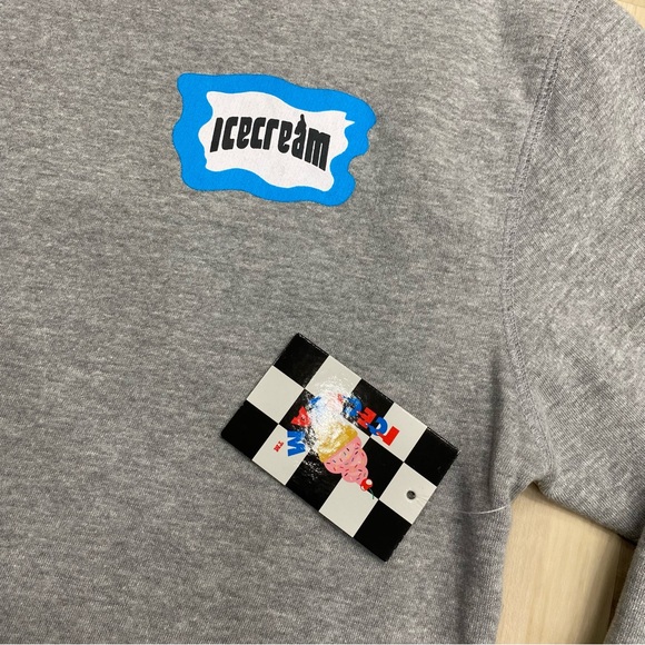 BILLIONAIRE BOYS CLUB ICE CREAM SWEATSHIRT SWEATER BAPE CREWNECK PULLOVER Small - Picture 3 of 4